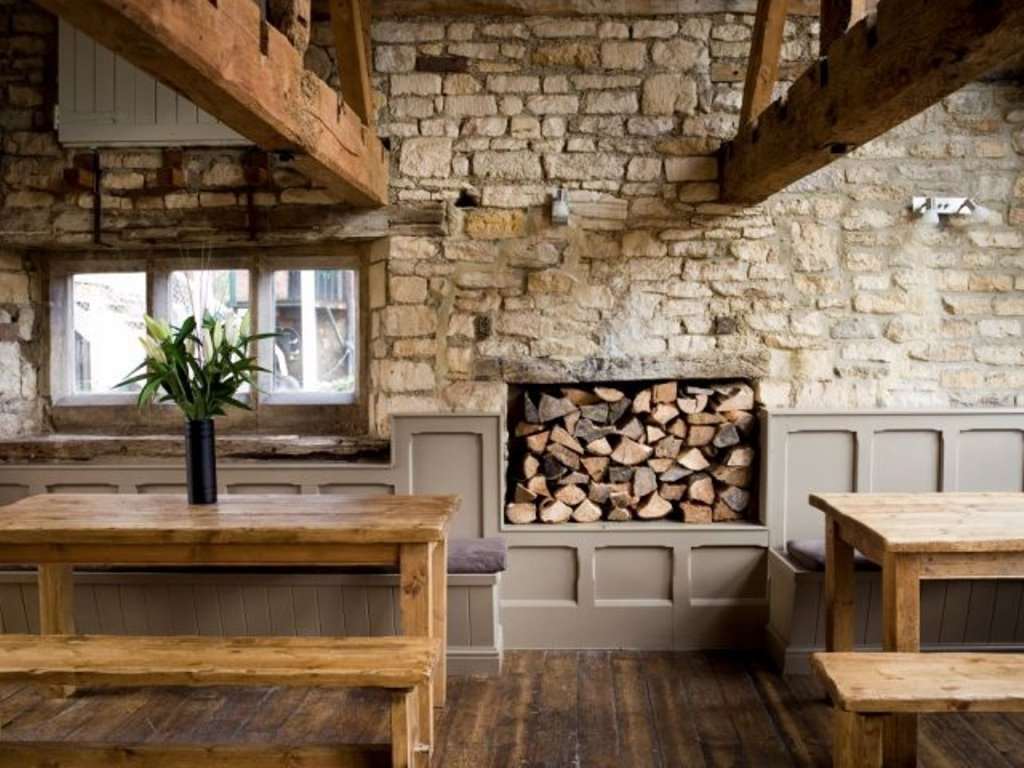 The White Hart Inn Вінчкомб Ресторан фото
